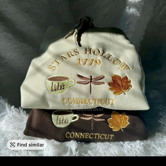 NEW White Embroidered Stars Hollow Hoodie - Picture 2 of 5